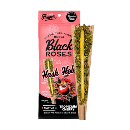 Black Roses Exotic THC-A Hash Holes Pre-Rolls 4g 2ct