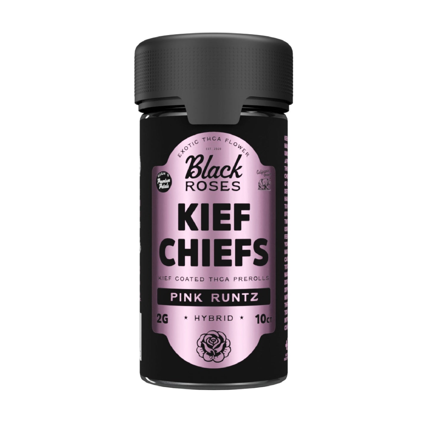 Black Roses Kief Chief Coated THC-A Pre-Roll 20g 10ct
