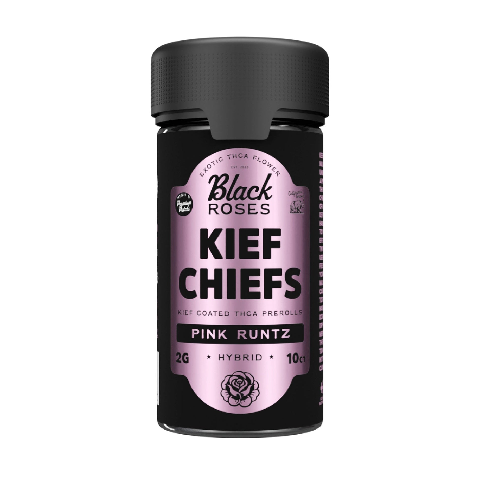 Black Roses Kief Chief Coated THC-A Pre-Roll 20g 10ct