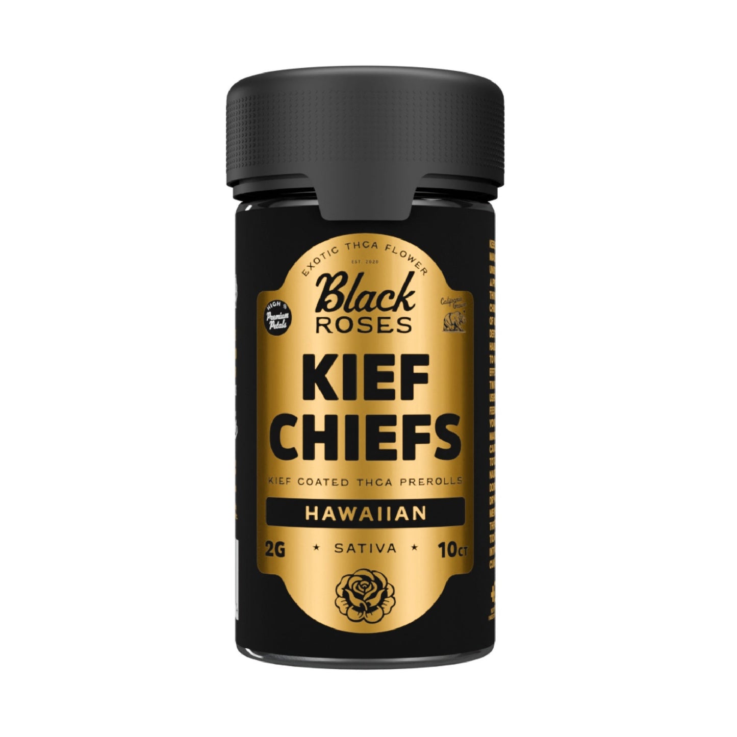 Black Roses Kief Chief Coated THC-A Pre-Roll 20g 10ct