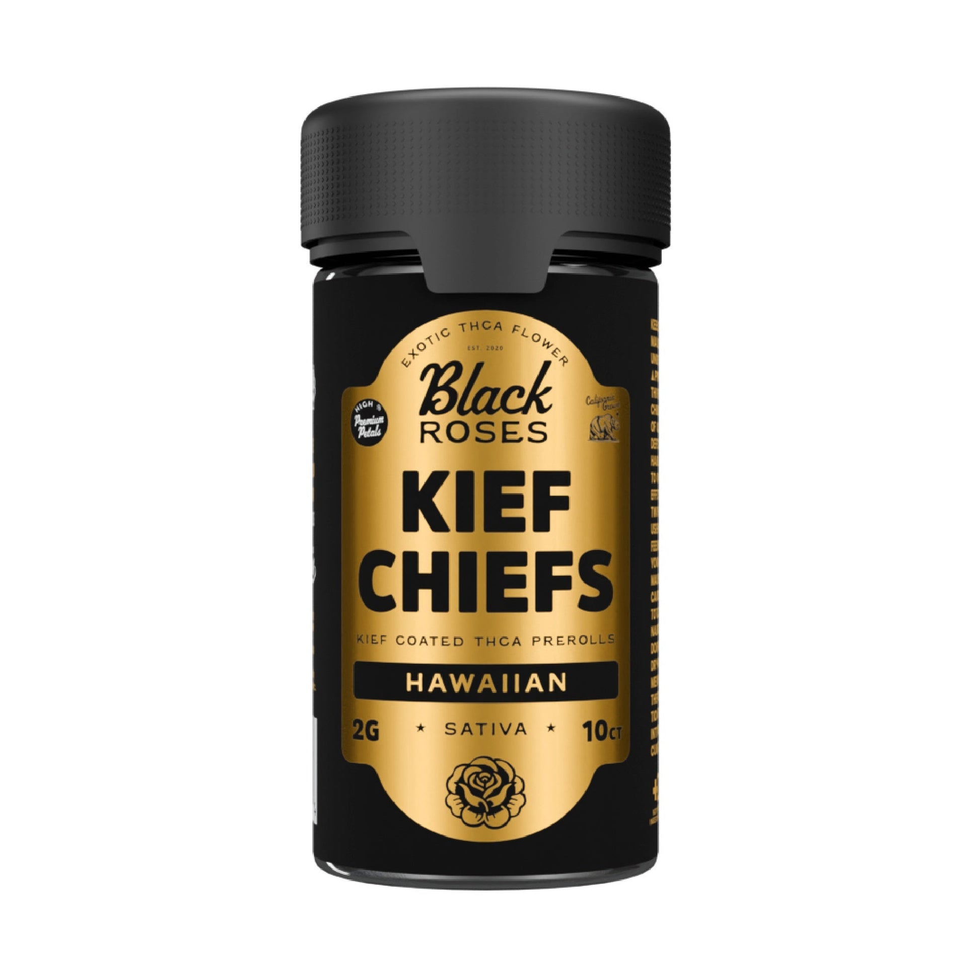 Black Roses Kief Chief Coated THC-A Pre-Roll 20g 10ct