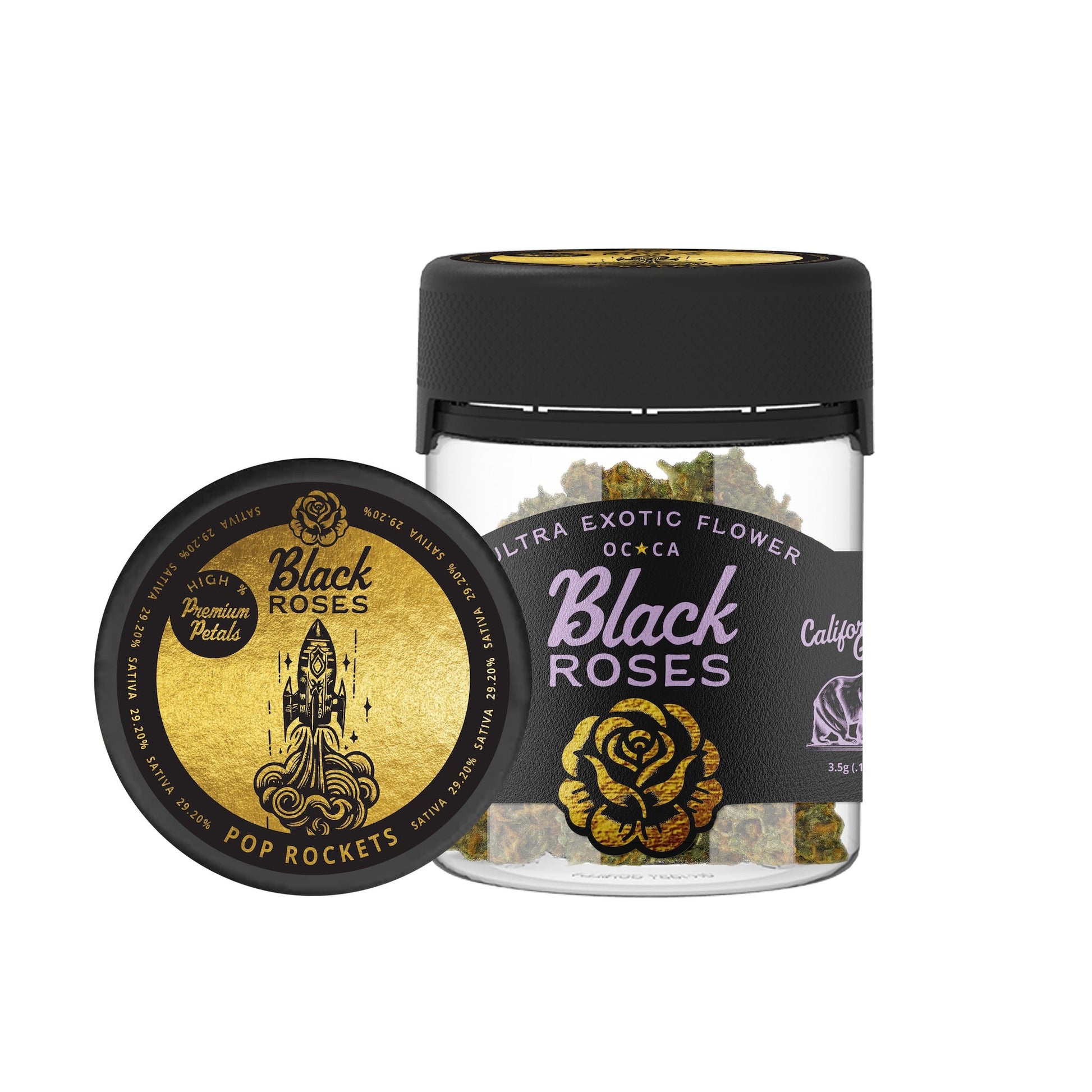 Black Roses Exotic Poprocket THC-A Flower 3.5g