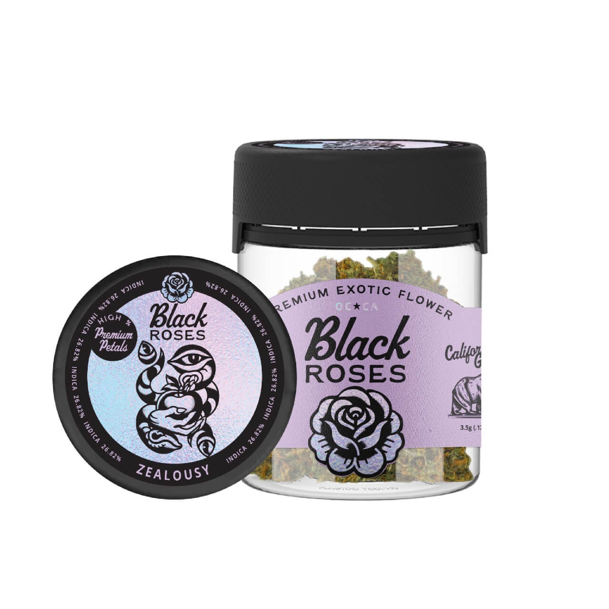 Black Roses Premium Exotic Zealousy THC-A Flower 3.5g