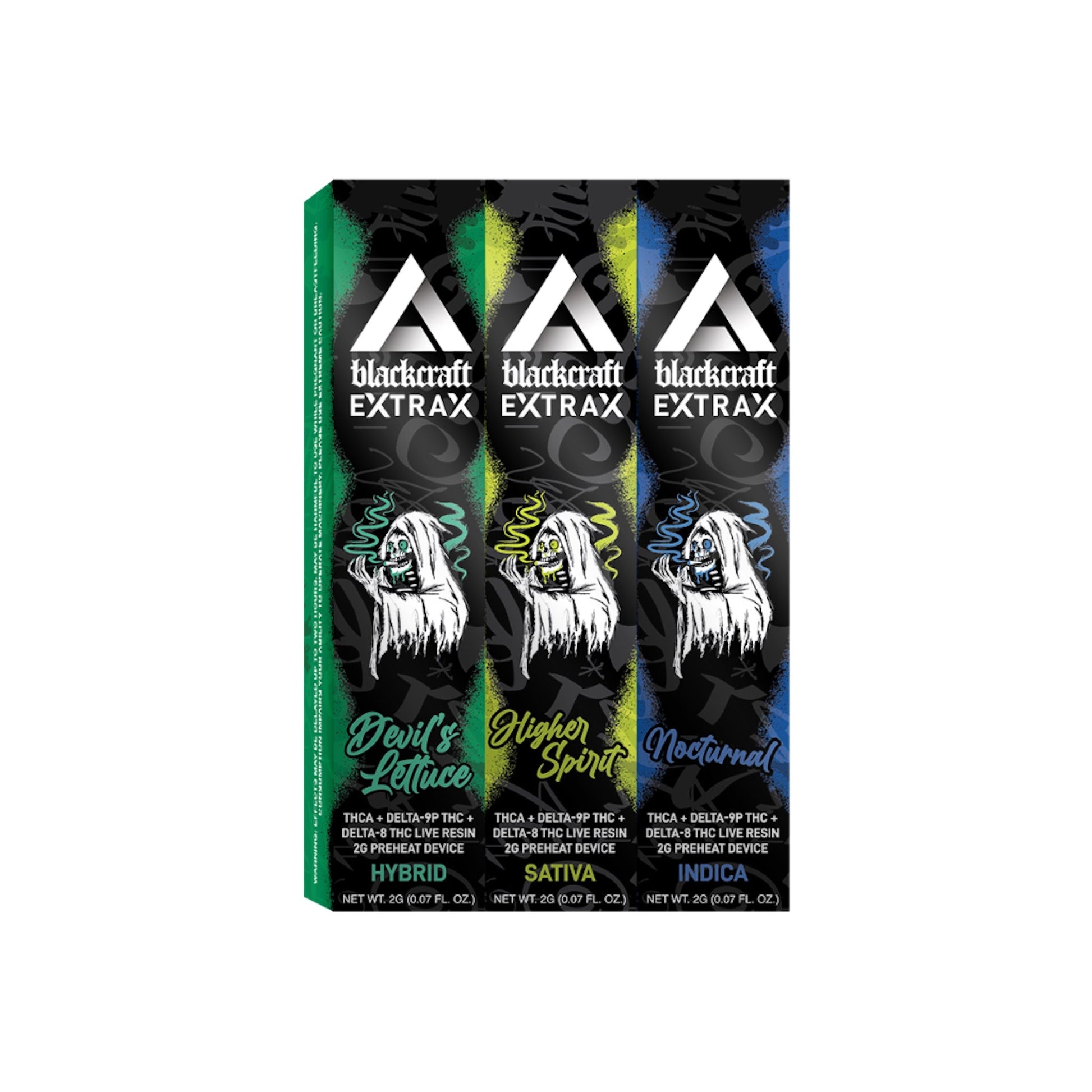 Blackcraft Extrax THC-A Delta 9 Vape 2000mg Disposable