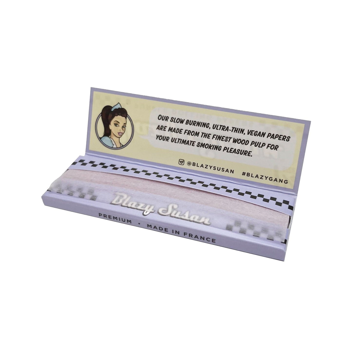 Blazy Susan Purple Rolling Papers 2 Pack