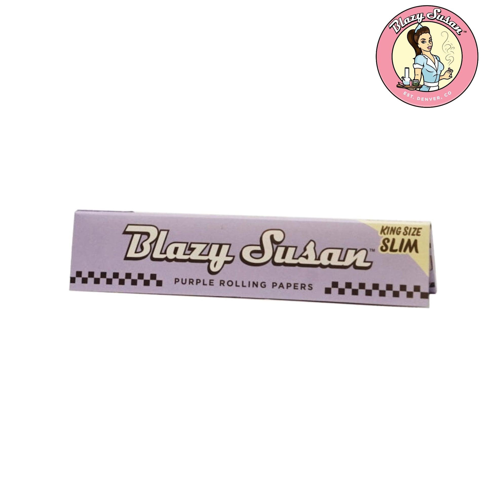 Blazy Susan Purple Rolling Papers 2 Pack