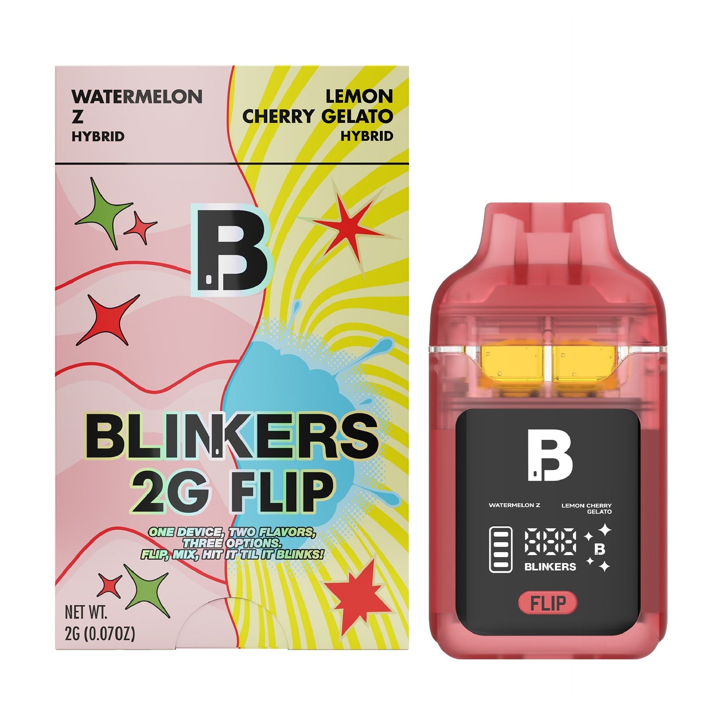 Blinkers THC-A Flip Vaporizer 2000mg