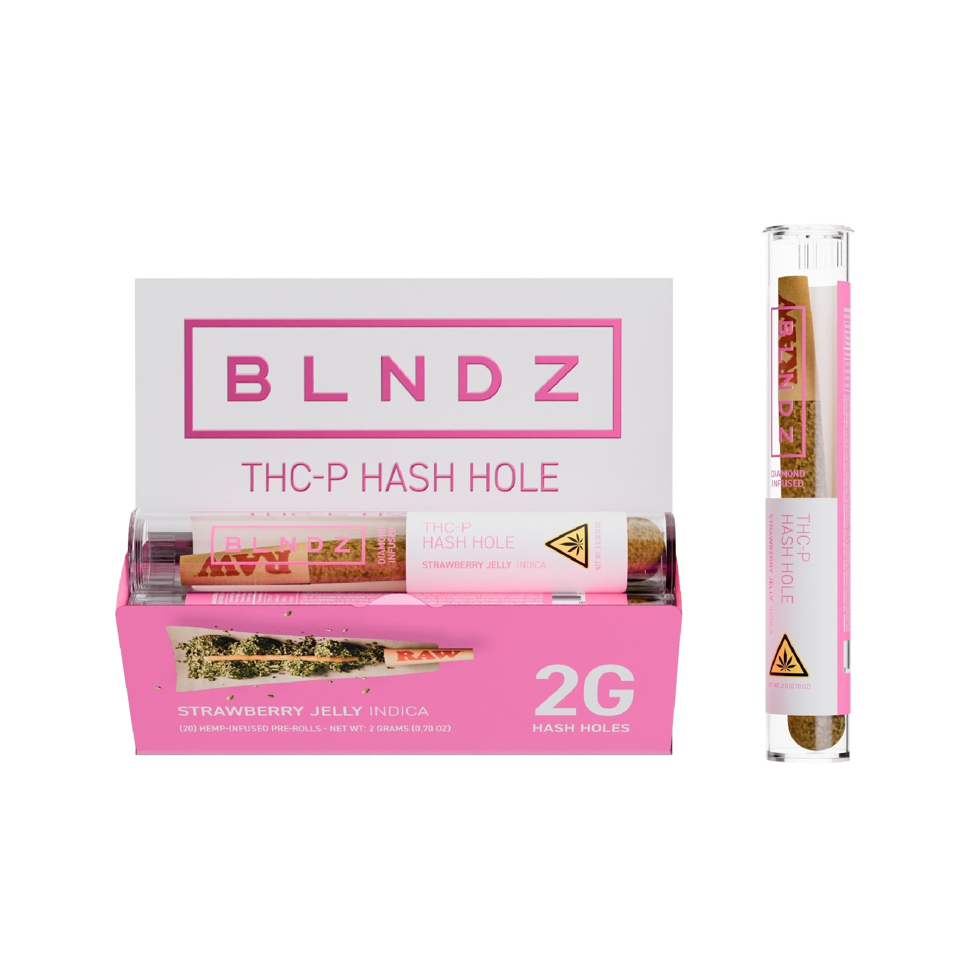 Blndz THC-P Diamond Infused Hash Hole 2g