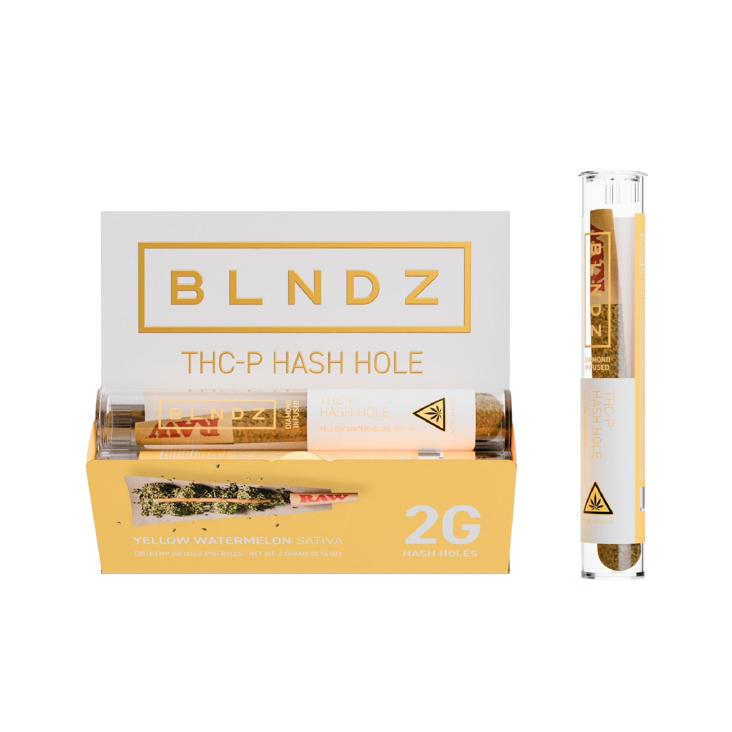 Blndz THC-P Diamond Infused Hash Hole 2g