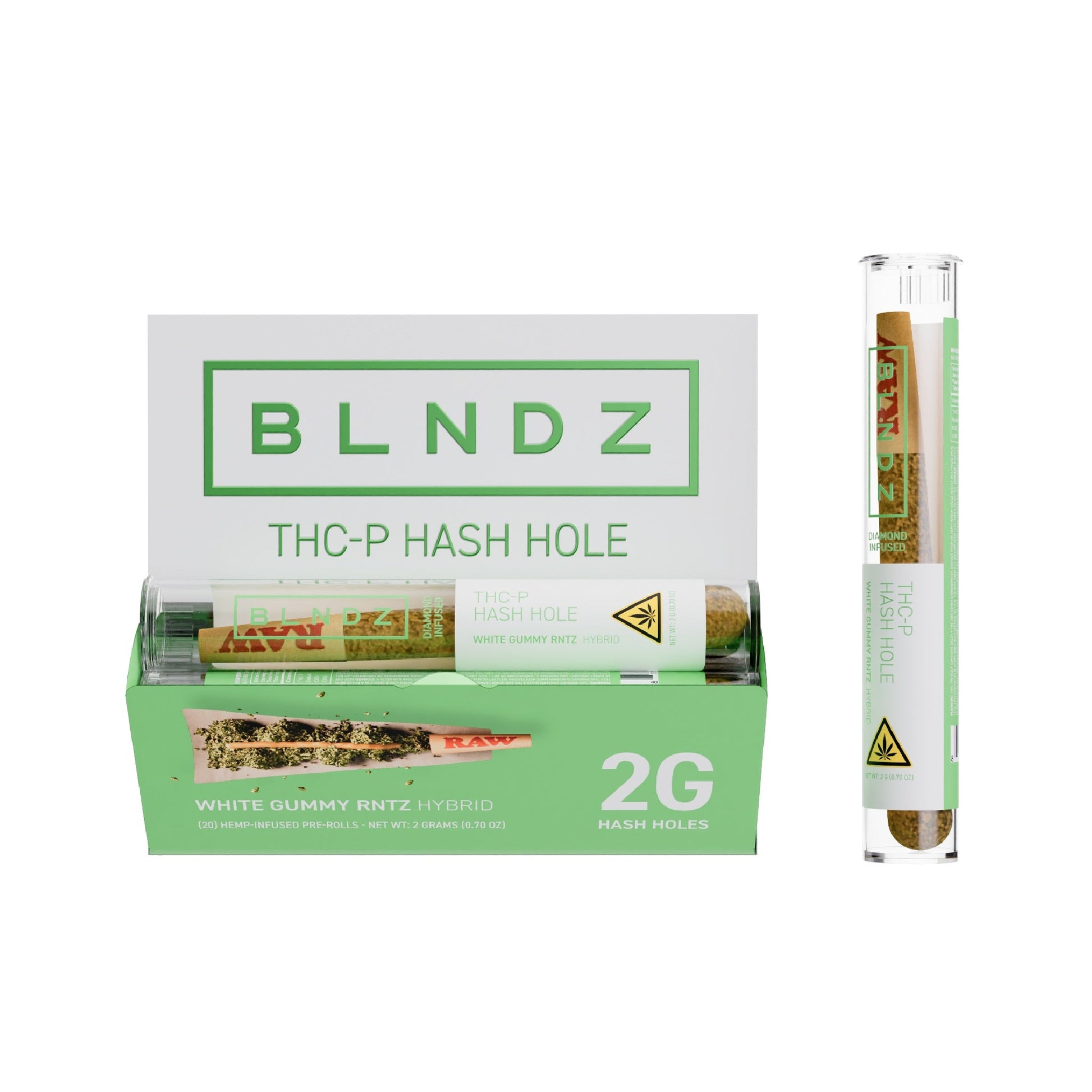 Blndz THC-P Diamond Infused Hash Hole 2g