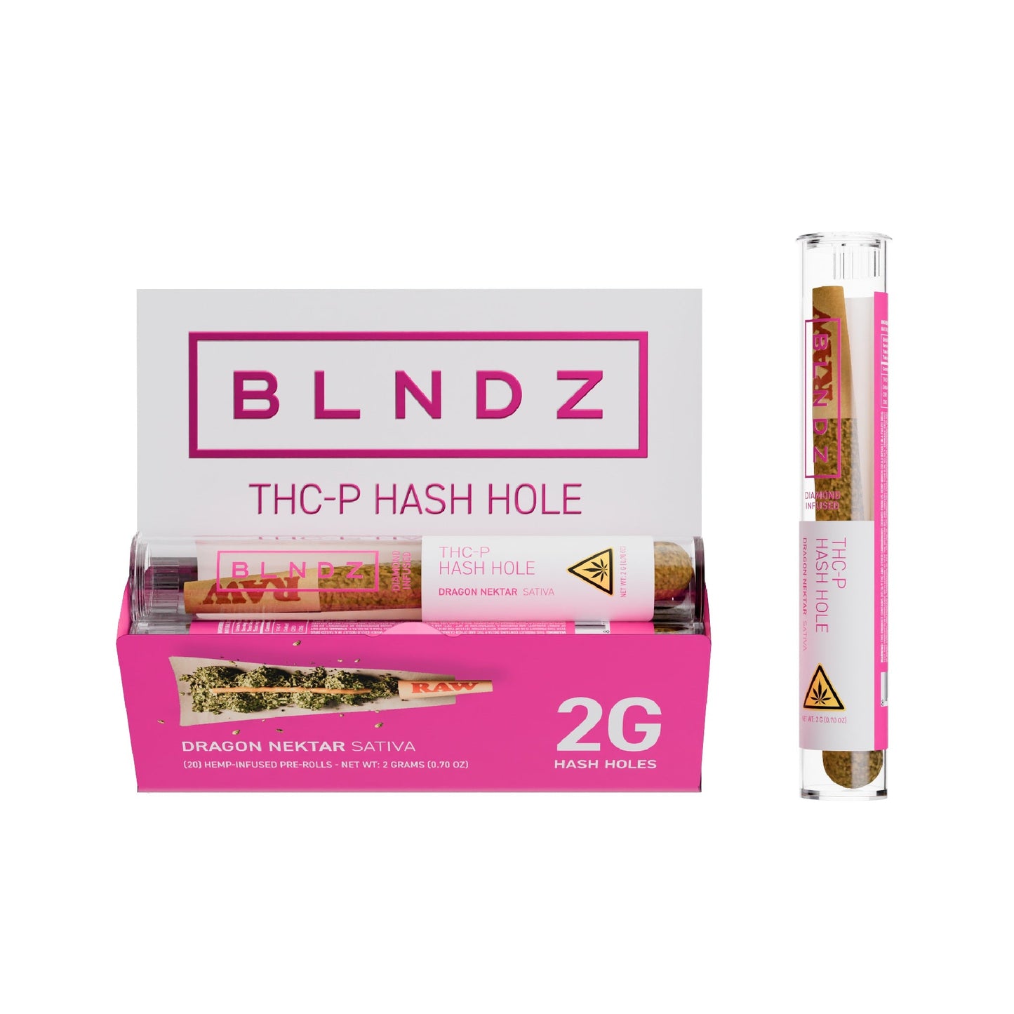 Blndz THC-P Diamond Infused Hash Hole 2g