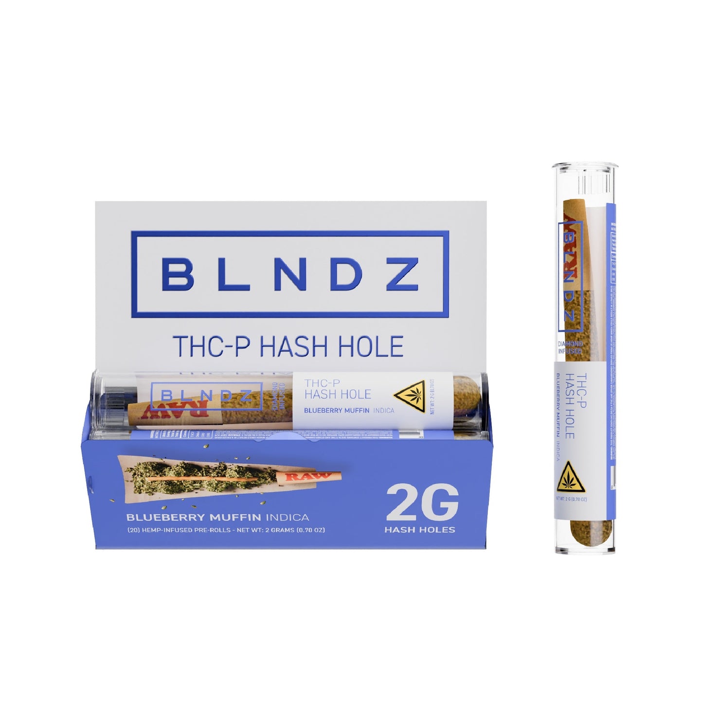Blndz THC-P Diamond Infused Hash Hole 2g