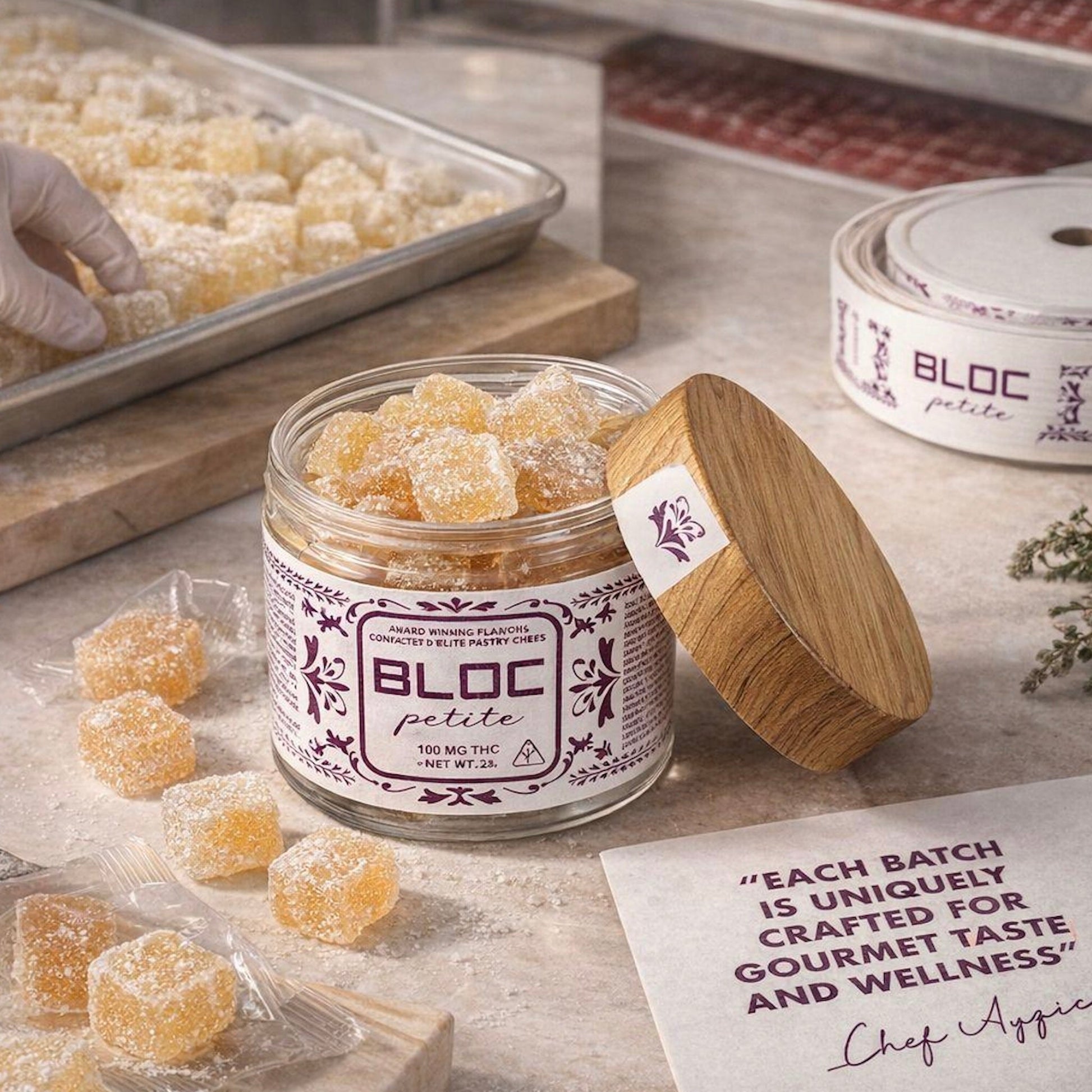 Bloc Petite THC Gummies 100mg Caramelized Pineapple