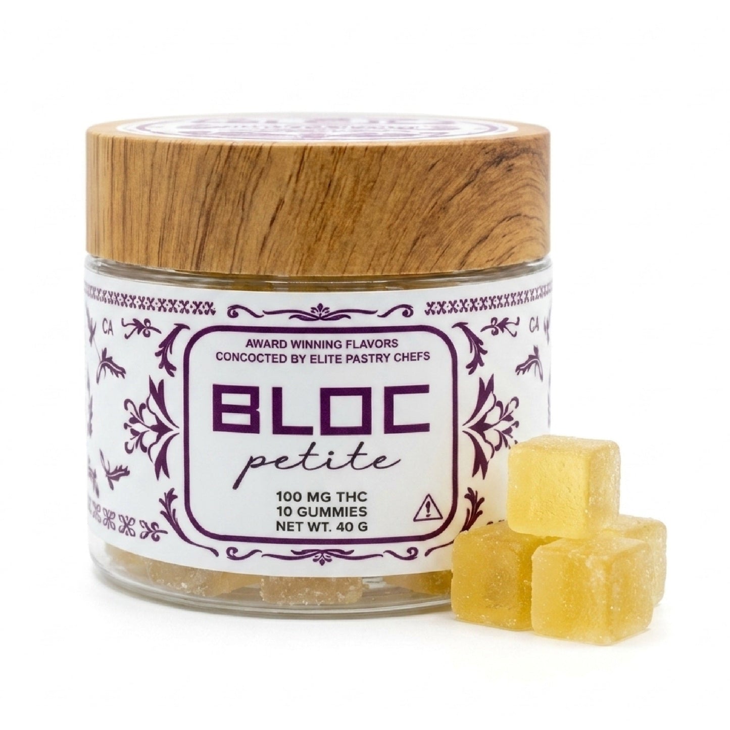 Bloc Petite THC Gummies 100mg Caramelized Pineapple