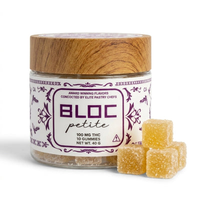 Bloc Petite THC Gummies 100mg Lemon Lime Yuzu