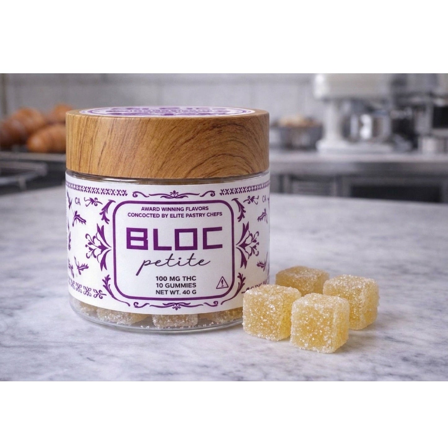 Bloc Petite THC Gummies 100mg Lemon Lime Yuzu