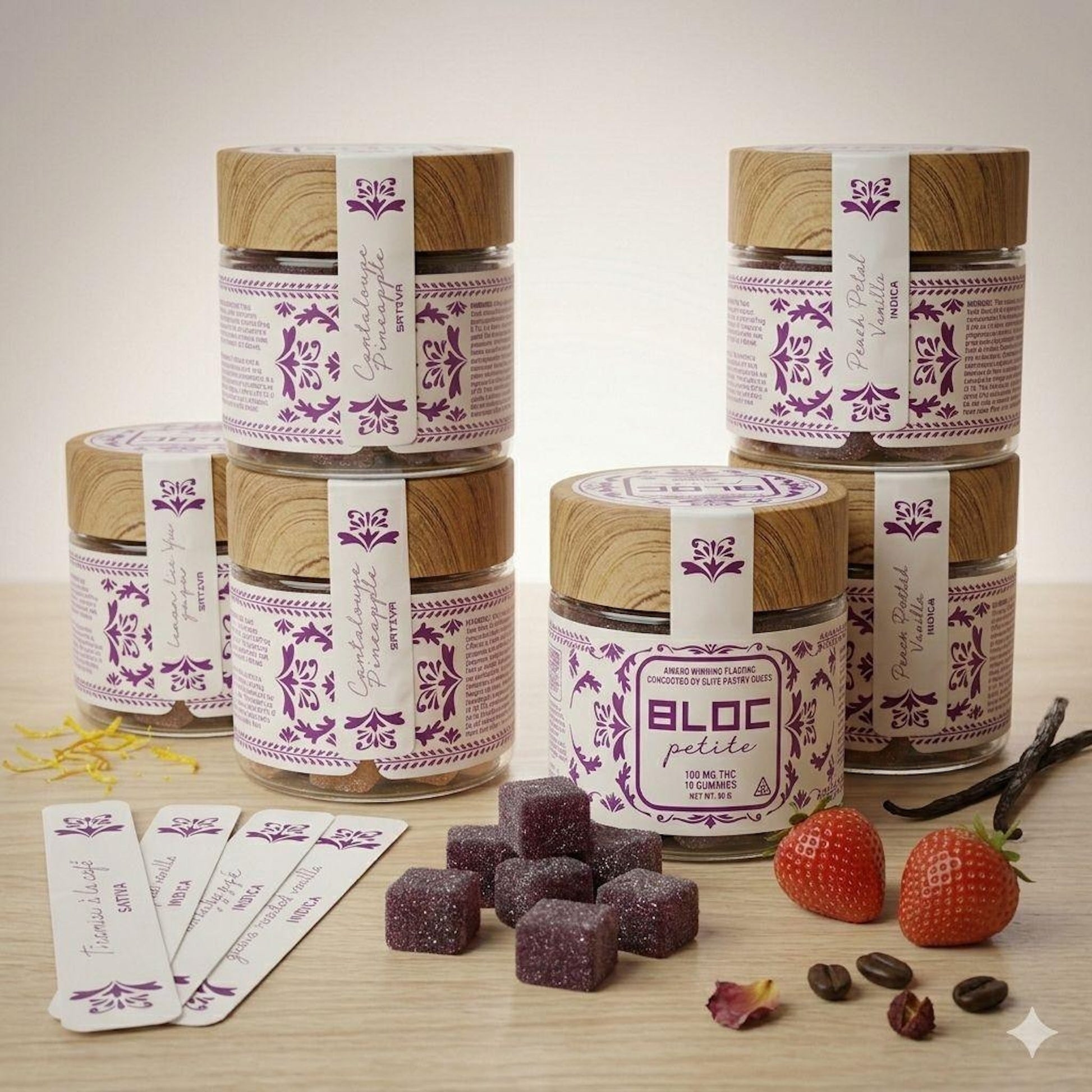 Bloc Petite Guava Roasted Vanilla Gummies 100mg