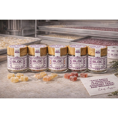 Bloc Petite Peach Petal Vanilla THC Gummies 100mg