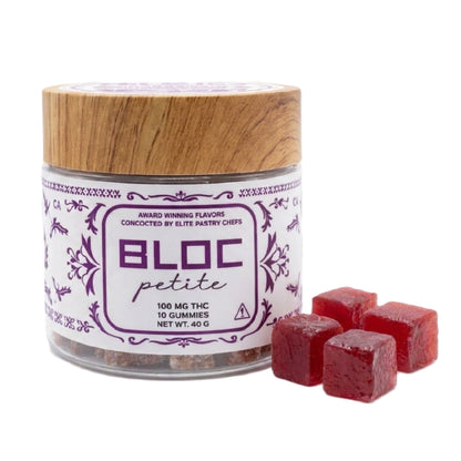 Bloc Petite Peach Petal Vanilla THC Gummies 100mg