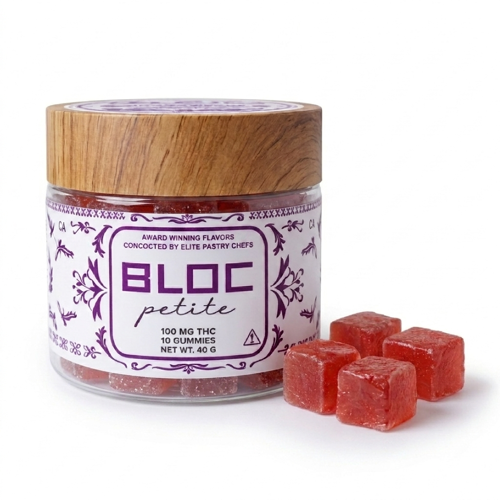 Bloc Petite Strawberry Sichuan THC Gummies 100mg