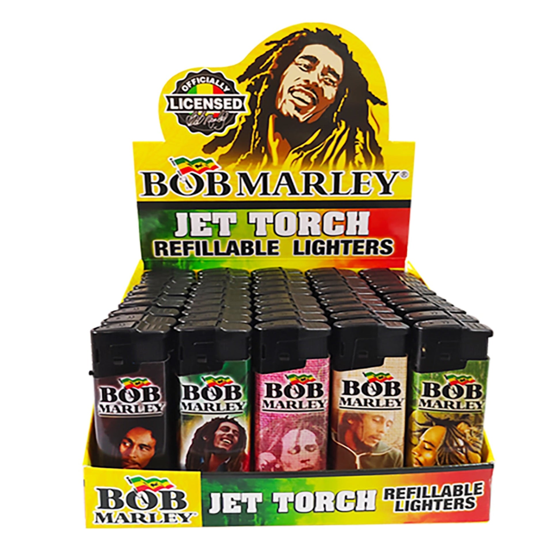 Bob Marley Torch Lighter Refillable Butane