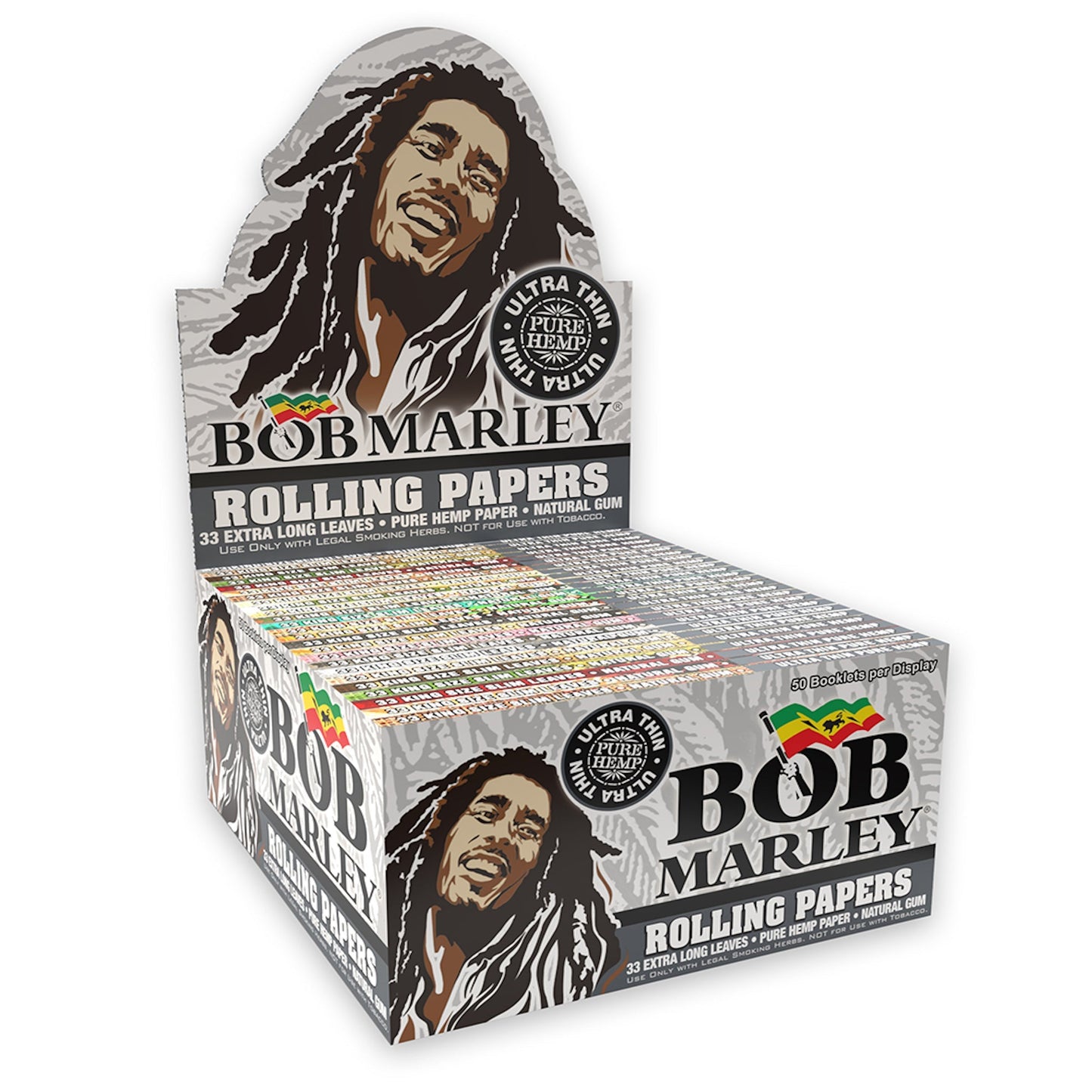 Bob Marley Ultra Thin Rolling Papers 1 1/4 or King Size