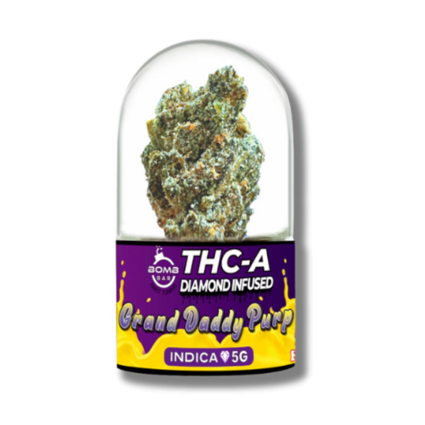 Bomb Bar Grand Daddy Purp THC-A Flower 5g