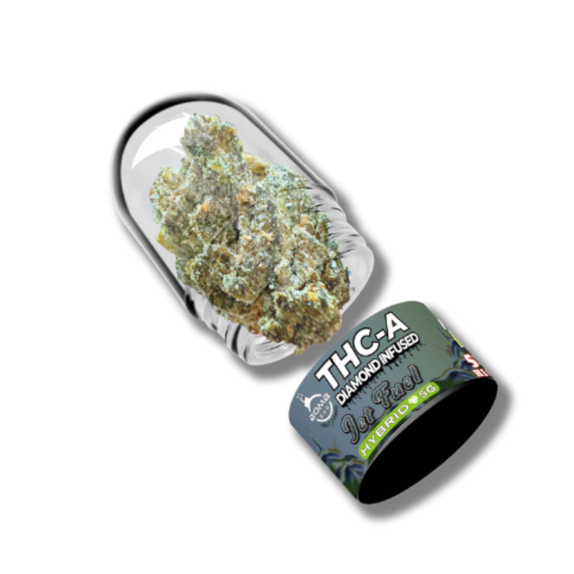 Bomb Bar Diamond Infused Jet Fuel THC-A Flower 5g