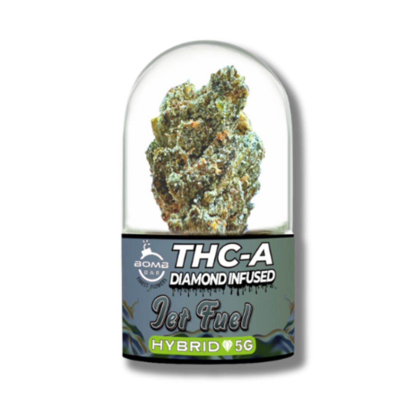 Bomb Bar Diamond Infused Jet Fuel THC-A Flower 5g