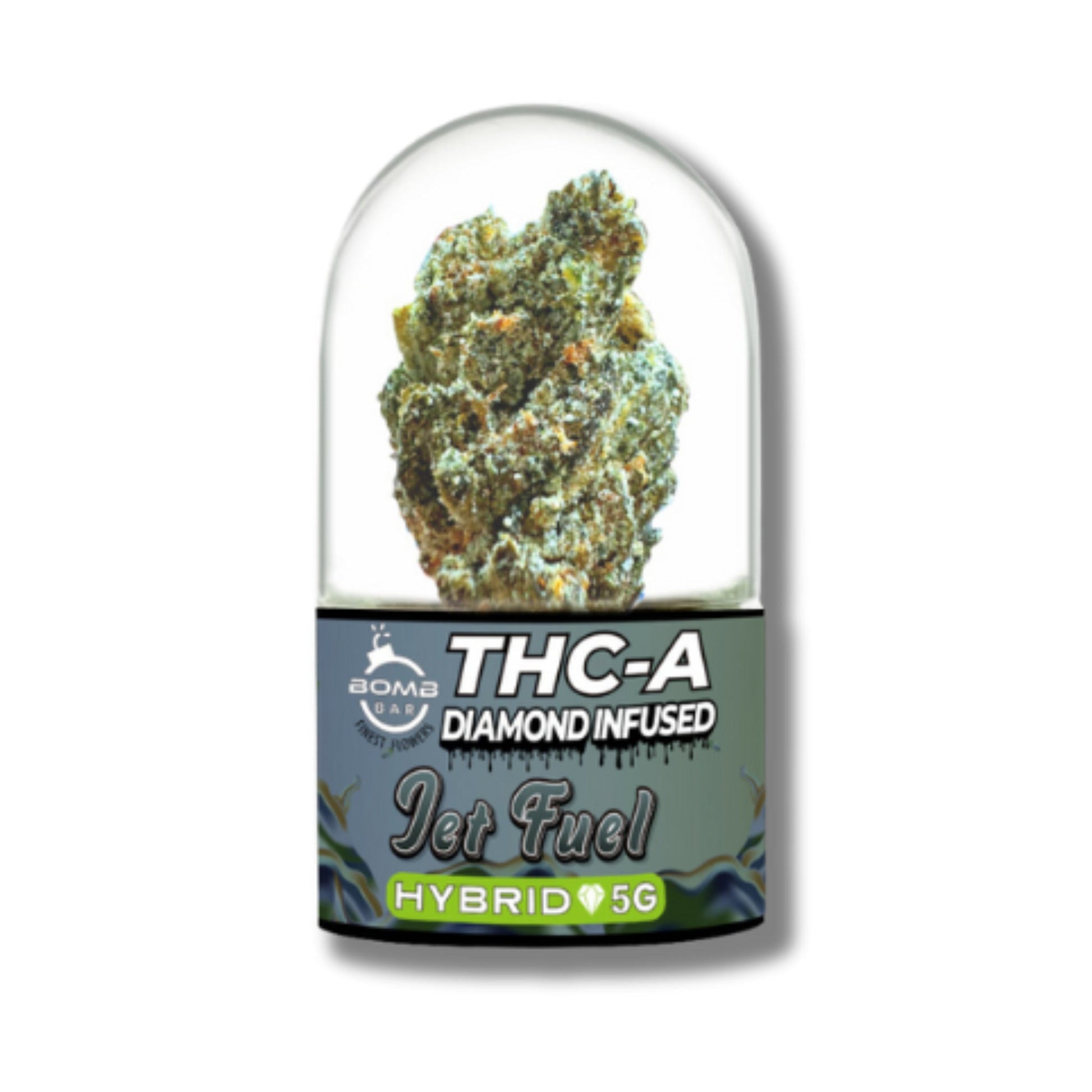Bomb Bar Diamond Infused Jet Fuel THC-A Flower 5g