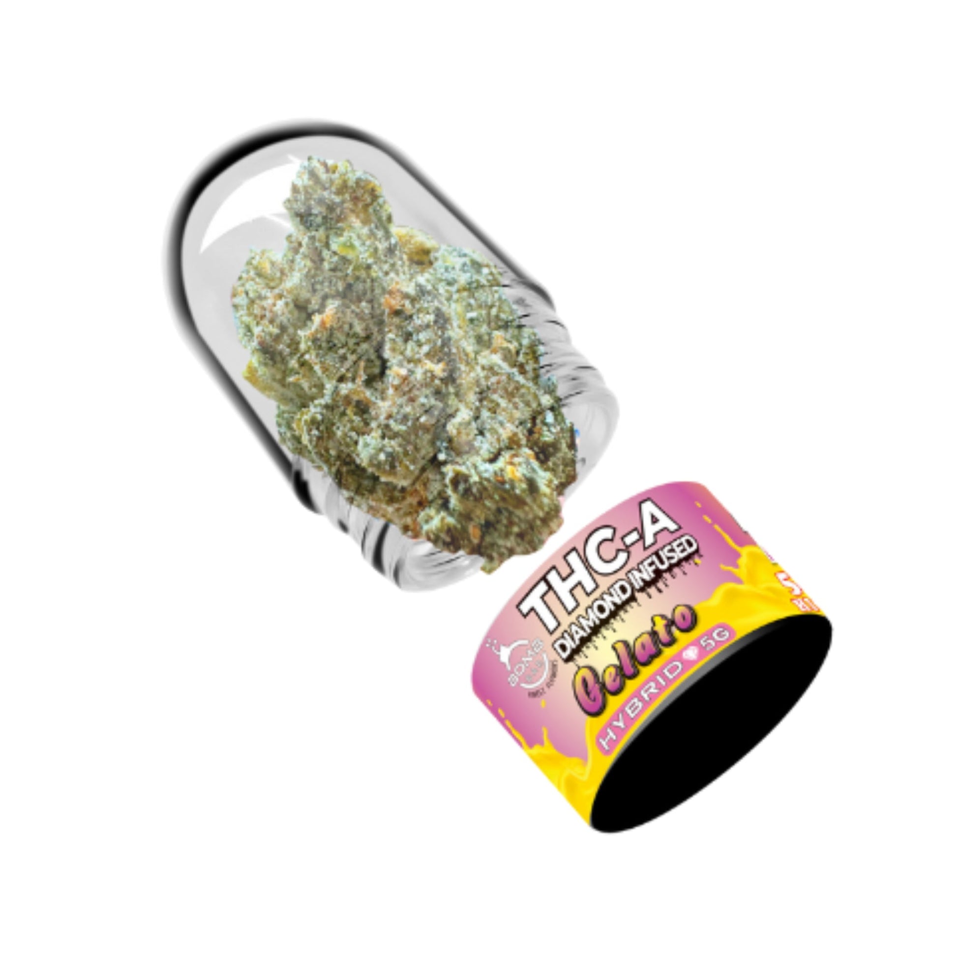 Bomb Bar Diamond Infused Gelato THC-A Flower 5g
