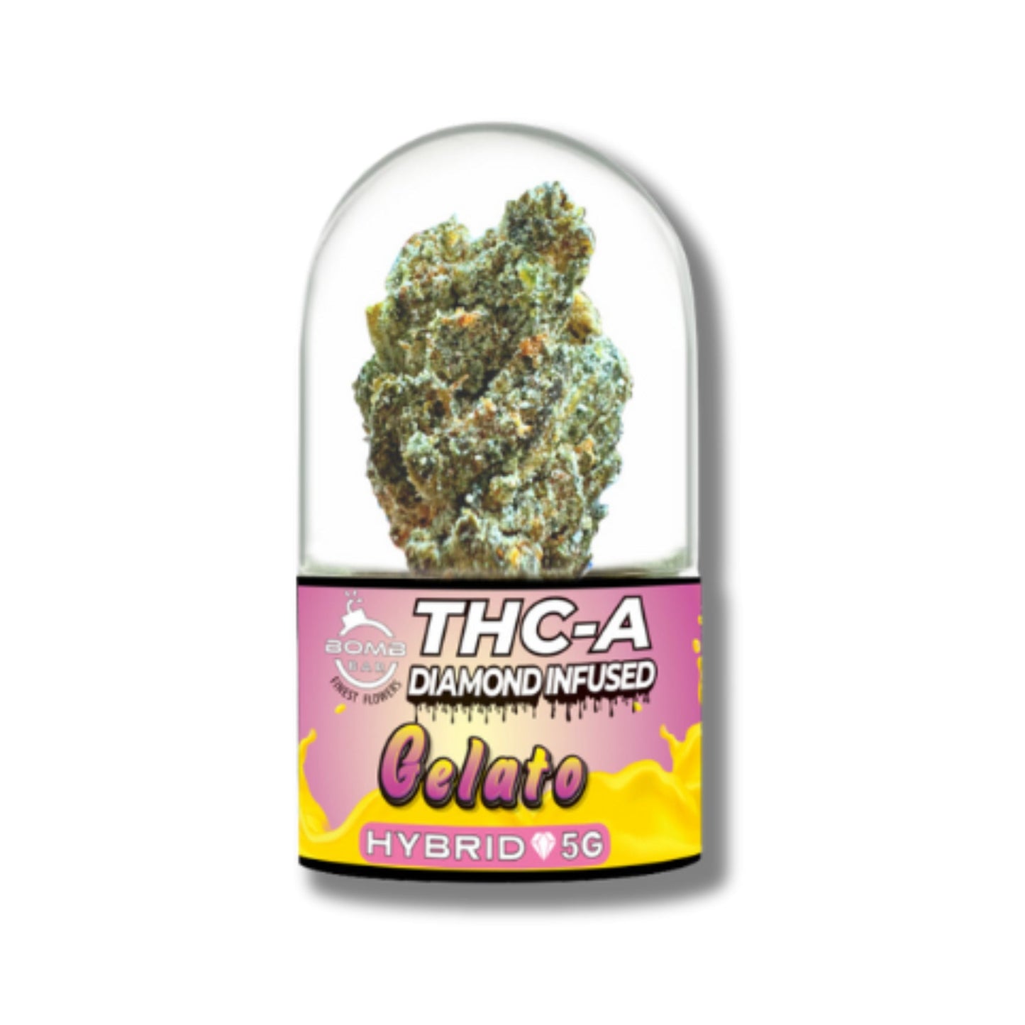 Bomb Bar Diamond Infused Gelato THC-A Flower 5g