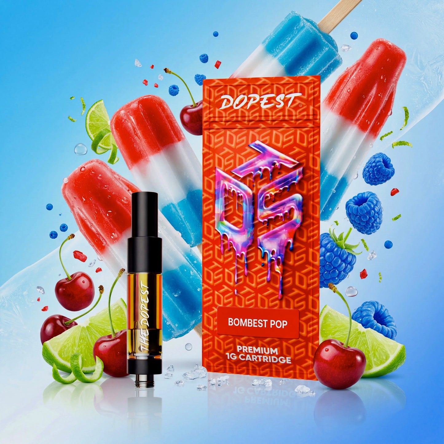 The Dopest Bombest Pop 1G THCA Vape Cartridge