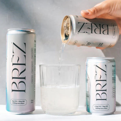 Brez Mushroom Infused Sparkling Beverage 12oz