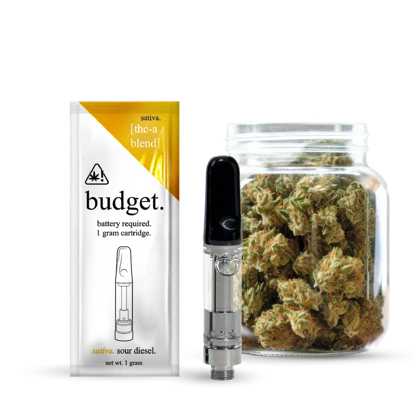 Budget THC-A Cartridge 1000mg 510 Thread
