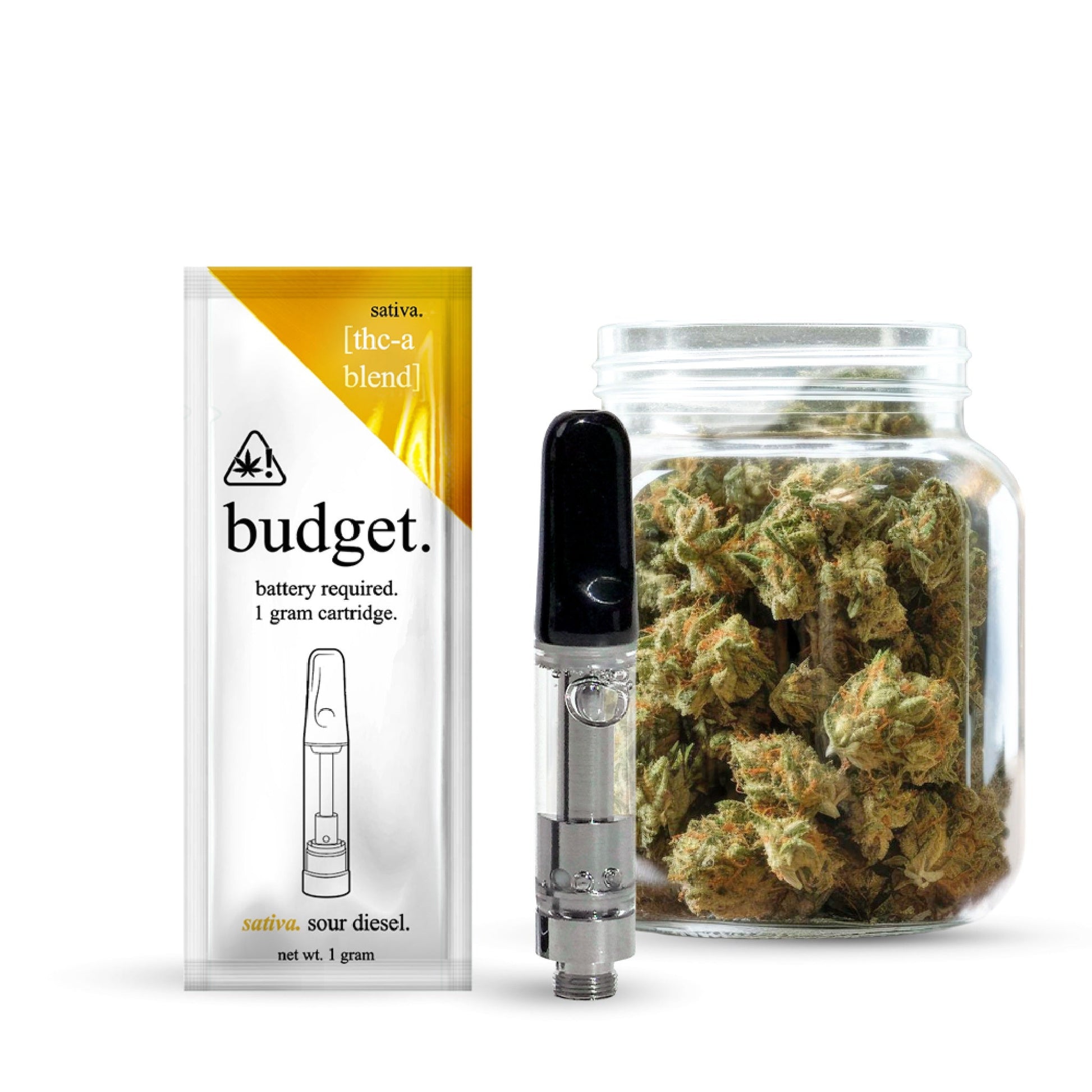 Budget THC-A Cartridge 1000mg 510 Thread