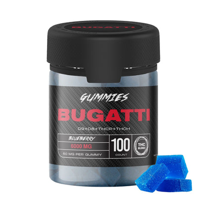 Bugatti THC-P Mixed Blend Gummies 6000mg 100ct