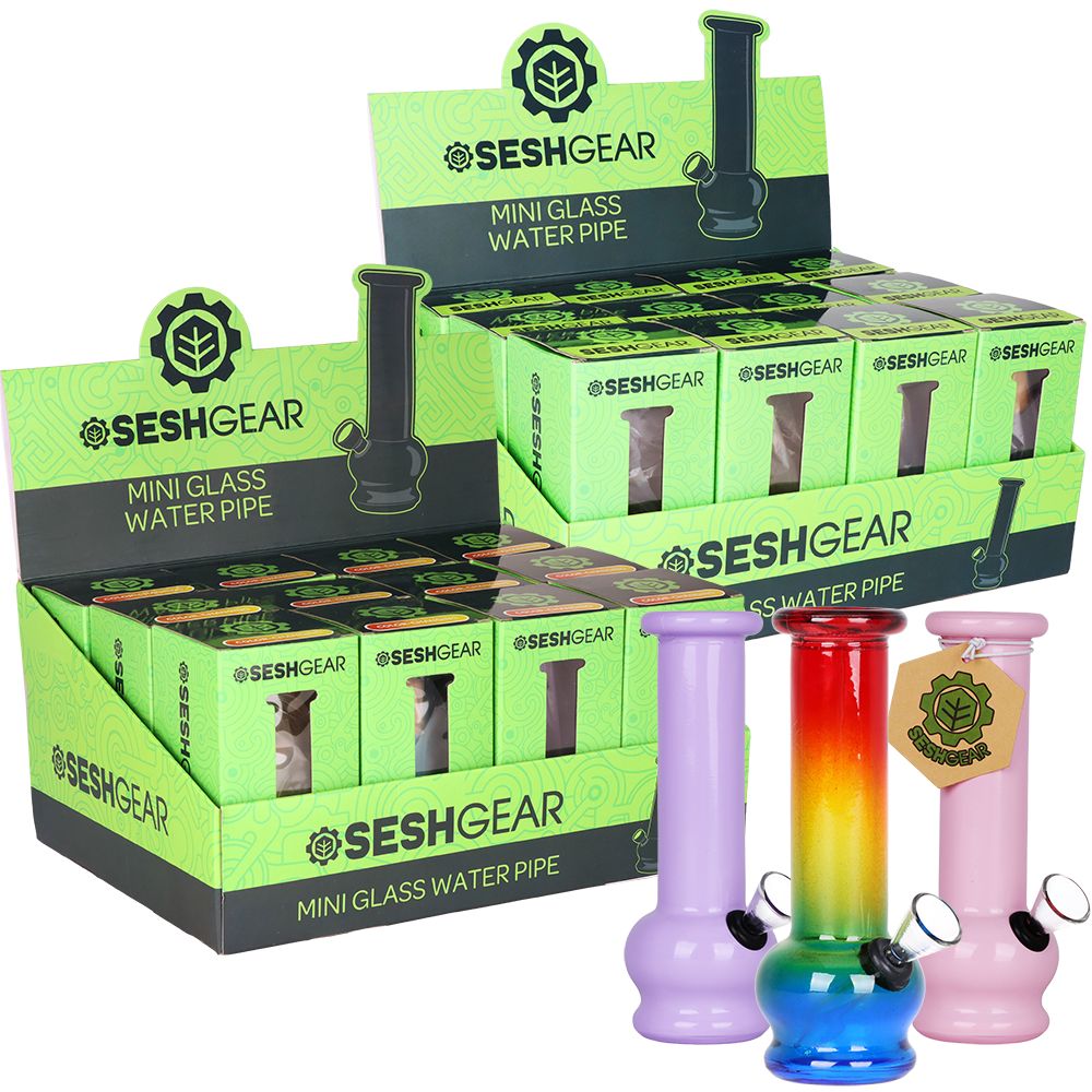 SeshGear Boxed Water Pipe | 5.75" | 12ct