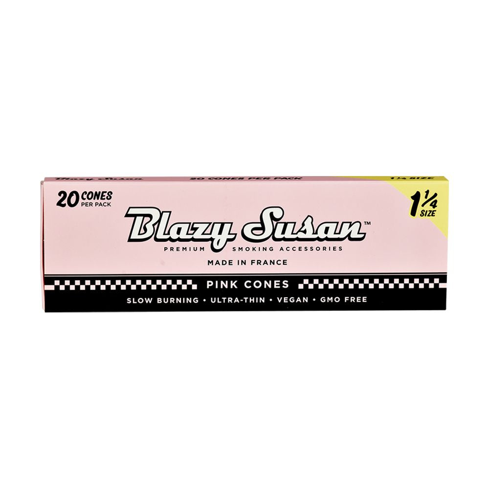 Blazy Susan Pre-Rolled Cones Slide Box | 1 1/4 | 20pc | 12pk Blazy Susan Pre-Rolled Cones Slide Box | 1 1/4 | Cone