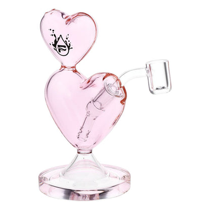 Pulsar Two-Hearted Glass Dab Rig | 6.5" | 14mm F