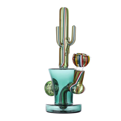 Allied International Cactus Cloud Percolator Bong 6in Borosilicate Glass