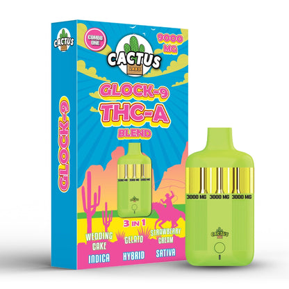 Cactus Labs Glock-9 THC-A Blend Vaporizer 9000mg