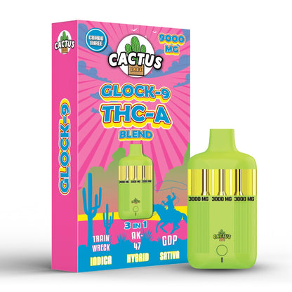 Cactus Labs Glock-9 THC-A Blend Vaporizer 9000mg