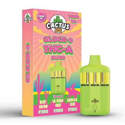 Cactus Labs Glock-9 THC-A Blend Vaporizer 9000mg