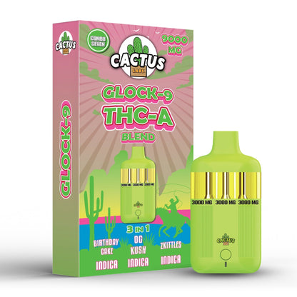 Cactus Labs Glock-9 THC-A Blend Vaporizer 9000mg