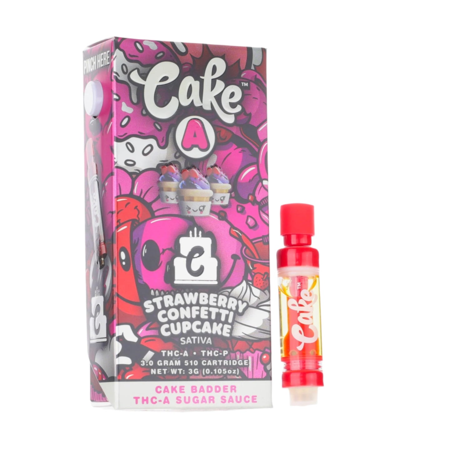 Cake Cartoon THC-A Sugar Sauce Cartridge 3000mg