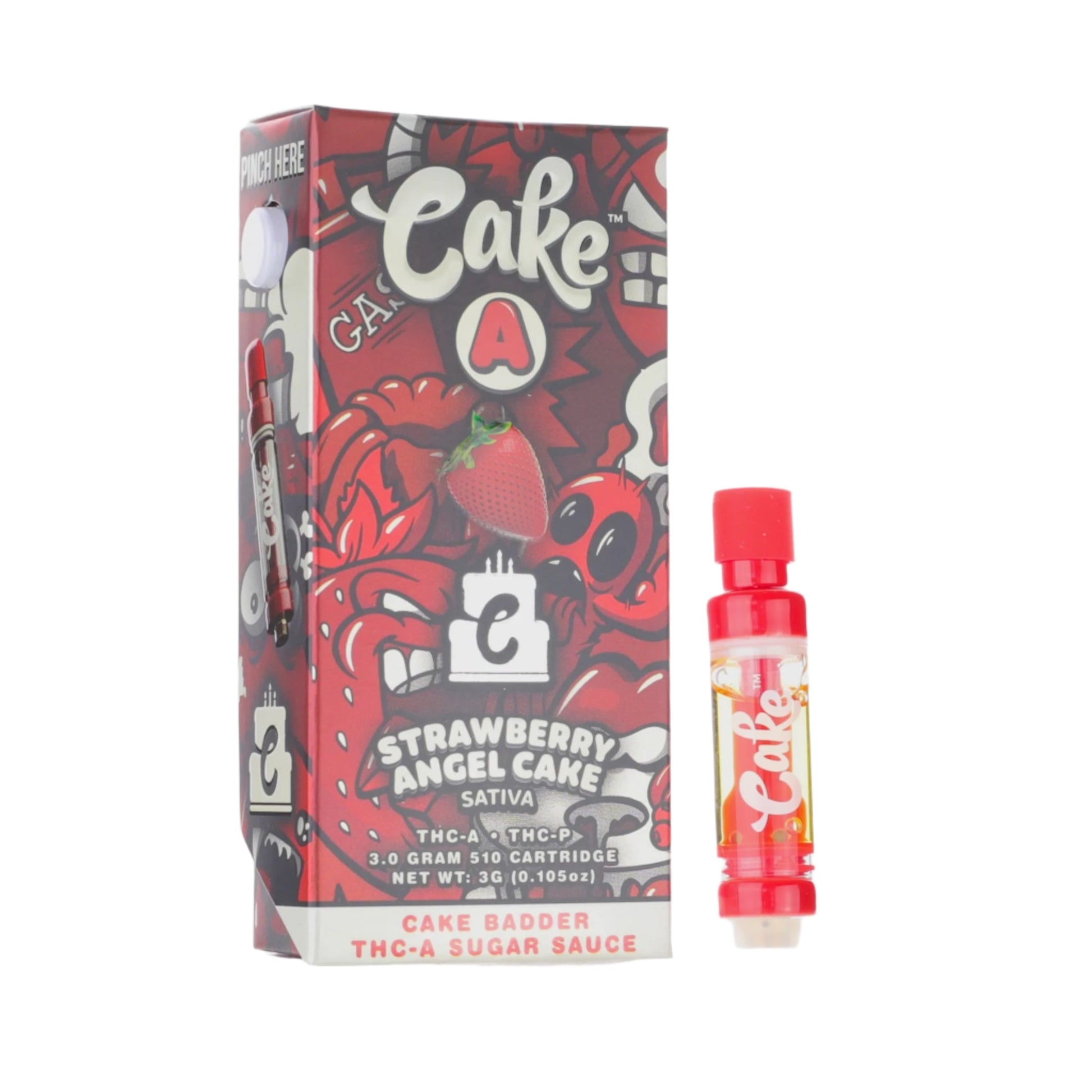 Cake Cartoon THC-A Sugar Sauce Cartridge 3000mg