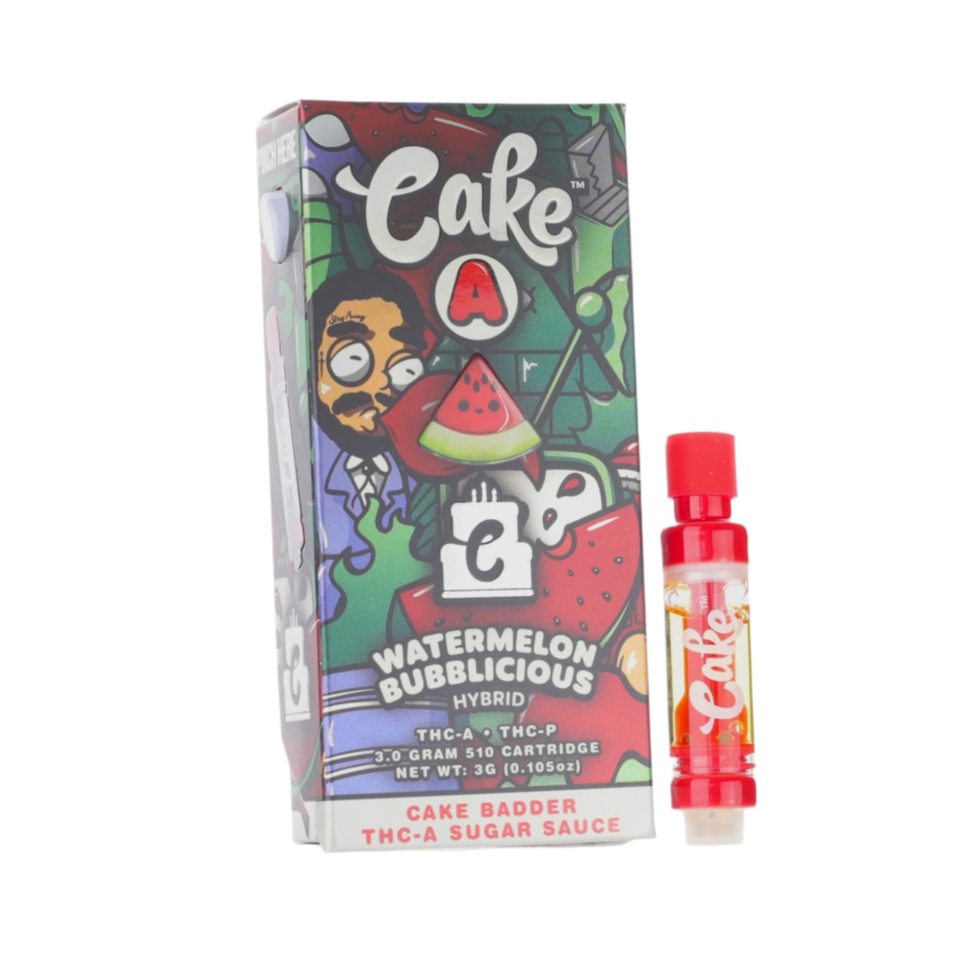 Cake Cartoon THC-A Sugar Sauce Cartridge 3000mg