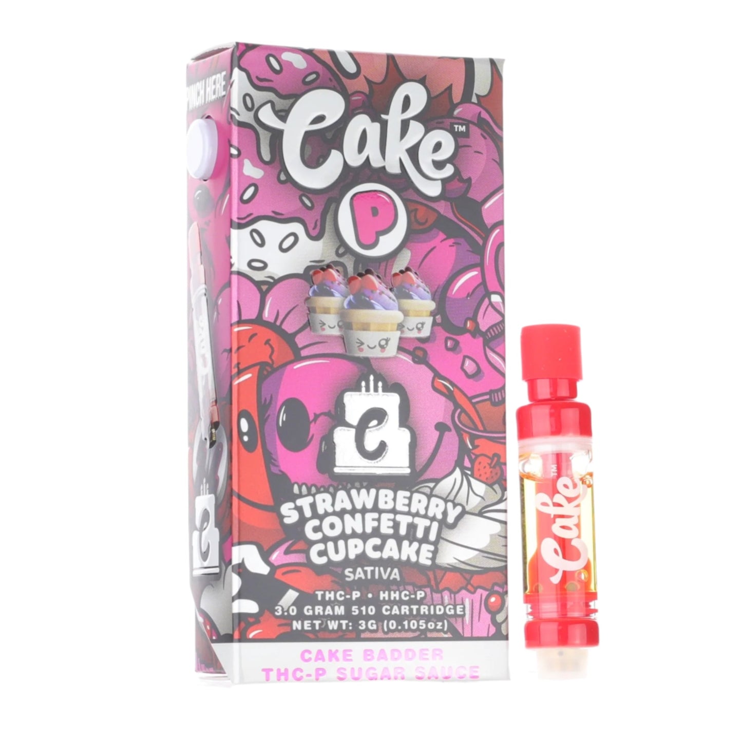 Cake Cartoon THC-P Sugar Sauce Cartridge 3000mg