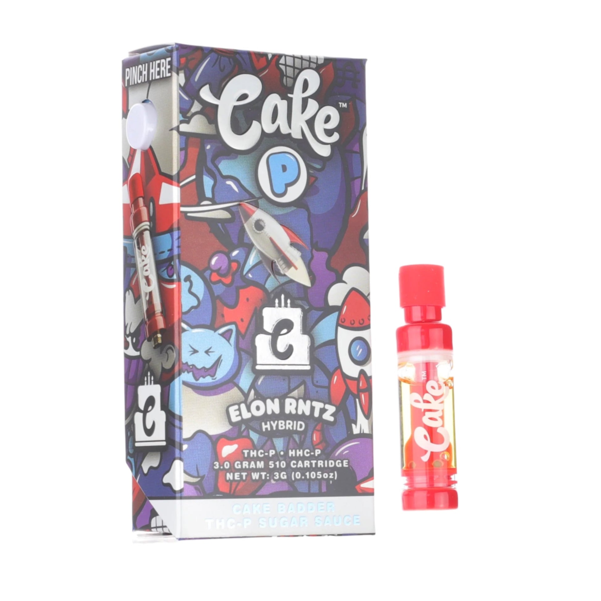 Cake Cartoon THC-P Sugar Sauce Cartridge 3000mg